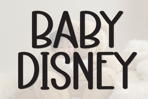 Baby Disney: A Friendly Font for Modern Design