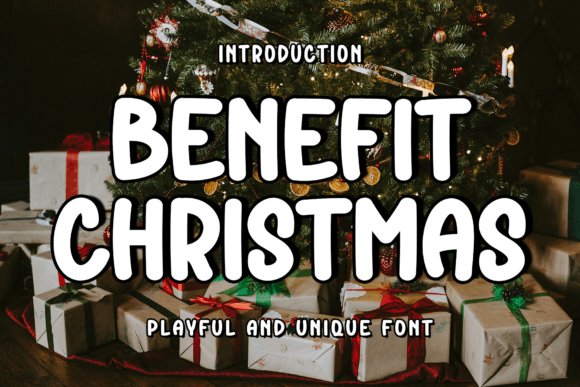 Benefit Christmas: A Versatile Display Font for Modern Design Workflows