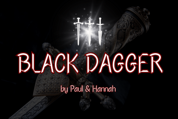 Black Dagger: A Gothic Fantasy Font for Bold Creative Expression