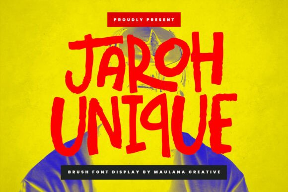 Exploring the Bold Personality of Jaroh Unique: A Dynamic Font for Striking Designs
