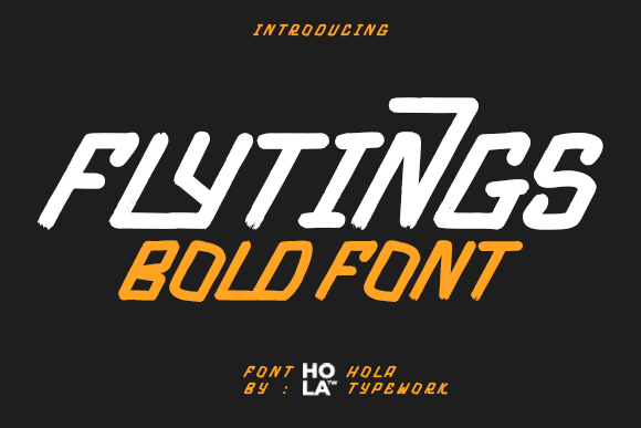 Flytings: Elevate Your Design with a Bold Display Font