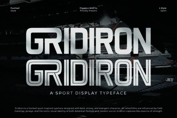 Gridiron: A Sport-Inspired Typeface Built for Impact and Identity