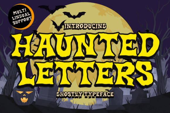Haunted Letters: A Halloween Font for Creative Workflows
