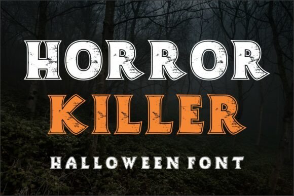 Horror Killer: A Unique Typeface for Bold, Cinematic Design Projects