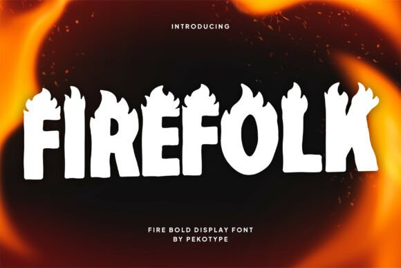Ignite Your Creativity with Firefolk: A Bold Display Font for Modern Design Needs