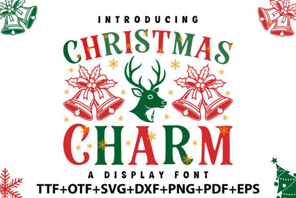 Infuse Joy and Creativity with the Christmas Charm Font