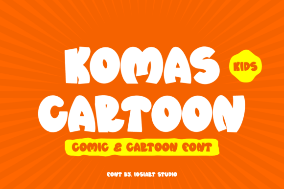 Komas Cartoon: A Playful Typeface That Brings Designs to Life