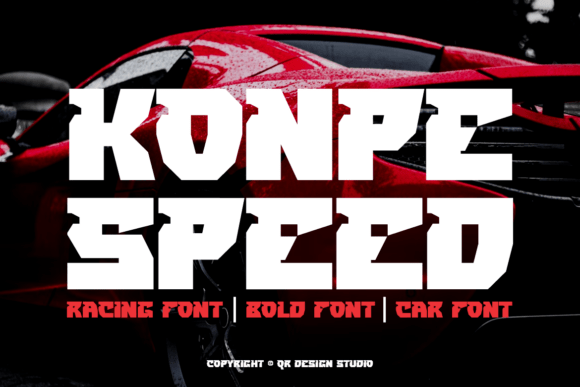 Konpe Speed: A Bold Sans Serif Font for Impactful Design
