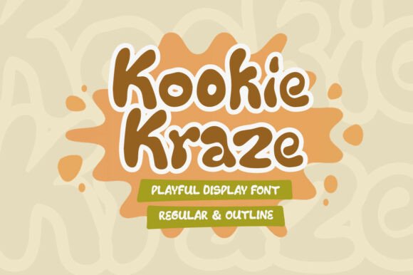 Kookie Kraze: A Playful Font for Dynamic Design Projects