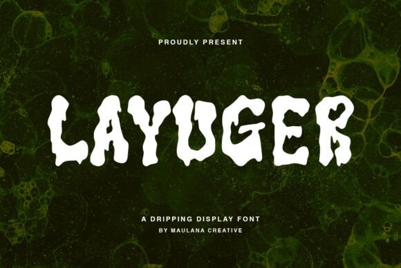 Layuger: The Ultimate Horror Display Font for Terrifying Design Projects