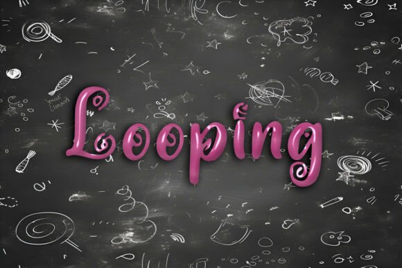 Looping: The Curly Font That Adds Energy to Every Design