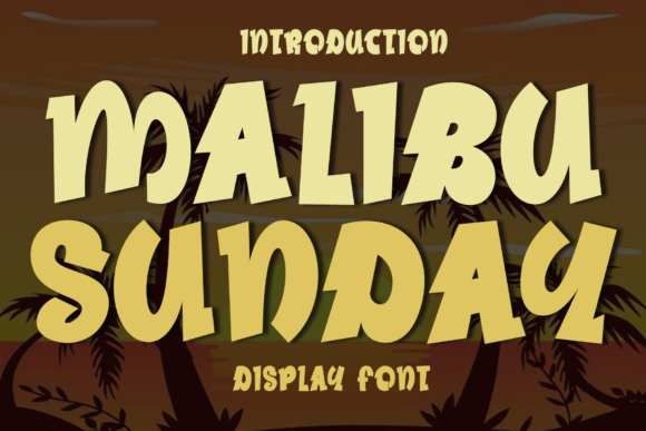 Malibu Sunday: A Graceful Script Font for Elegant Design Projects