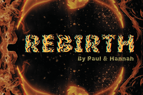 Rebirth: A Bold Font for Mysterious and Fiery Designs