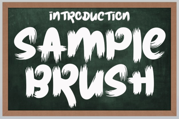 Sample Brush: Bold Typography for Creative Designs