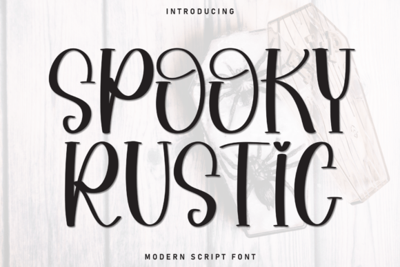Spooky Rustic: A Friendly Font for Modern Design Needs