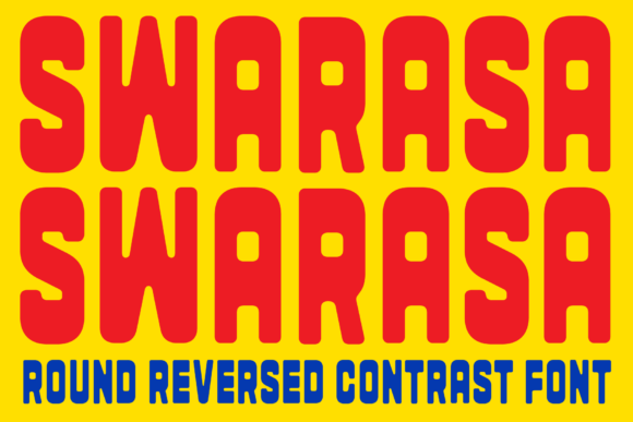 Swarasa: The Round Reversed Contrast Font That Revives 70s Charisma