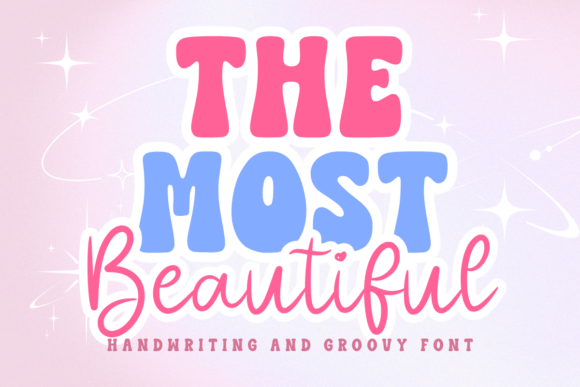 The Most Beautiful: A Retro Groovy Font for Creative Workflows